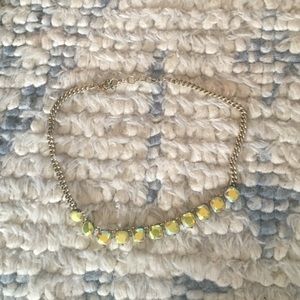 jcrew yellow necklace